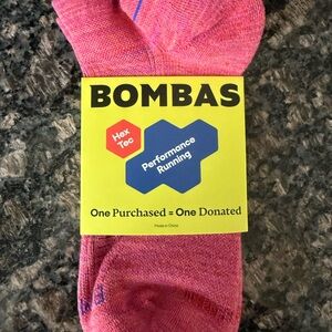 Bombas Performance Running Socks - Pink Heather